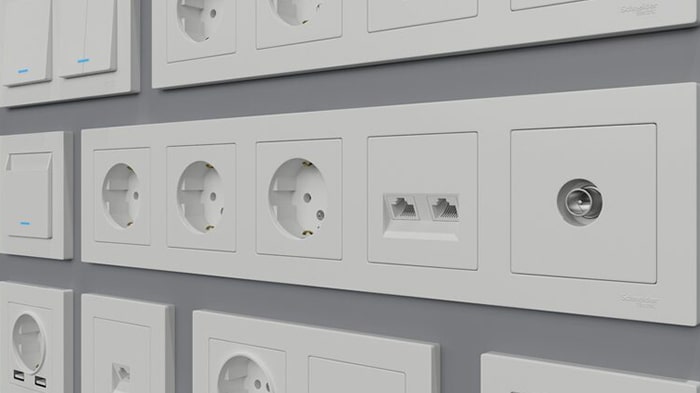 کلید و پریز شبکه با کیفیت بالا